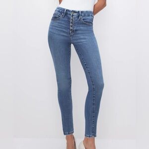 Good American Blue Ankle Jeans